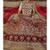 Off White Banarasi Art Silk Embroidered N Stones Umbrella Lehenga Wedding Wear