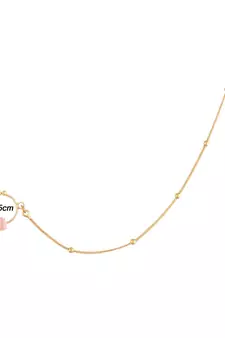 Traditional Ethnic Bridal Nose Ring Nath without piercing with Chain Encased with Pearl  