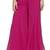 Pink plain chiffon palazzo-pants