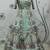 Pista Green Multi-thread and Sequince with gota patti Embroidered Georgette Semi-stitched Lehenga