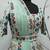 Pista Green Multi-thread and Sequince with gota patti Embroidered Georgette Semi-stitched Lehenga