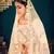 Beige Multi-thread, Sequins & gota patti Embroidered with all over diamond pasting Georgette Semi-stitched Lehenga