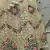 Beige Multi-thread, Sequins & gota patti Embroidered with all over diamond pasting Georgette Semi-stitched Lehenga