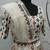 Pearl White Multi-thread and Sequins with gota patti Embroidered Georgette Semi-stitched Lehenga