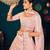 Powder Pink Multi-thread with gota patti Embroidered Georgette Semi-stitched Lehenga