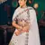 White Multi-thread with gota patti Embroidered Georgette Semi-stitched Lehenga