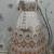 White Multi-thread with gota patti Embroidered Georgette Semi-stitched Lehenga