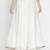 White plain polyester skirts