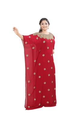 Muslim Kaftan Women Dress Abaya Maxi Islamic Long Sleeve Arab Dress 2