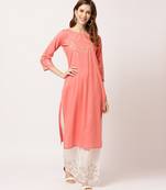 Pink digital print cotton salwar