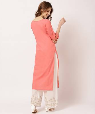 Pink digital print cotton salwar 4
