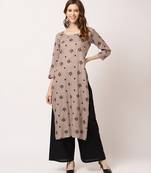 Grey digital print cotton salwar