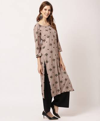 Grey digital print cotton salwar 3