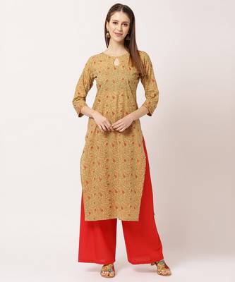 Yellow digital print cotton salwar 1