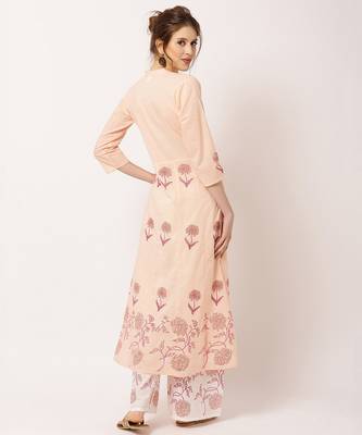 Pink digital print cotton salwar 4