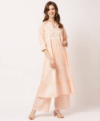 Pink digital print cotton salwar 1