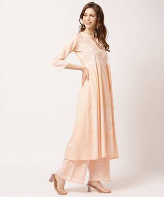 Pink digital print cotton salwar 3