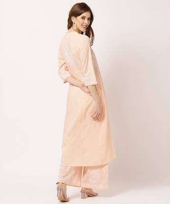 Pink digital print cotton salwar 4