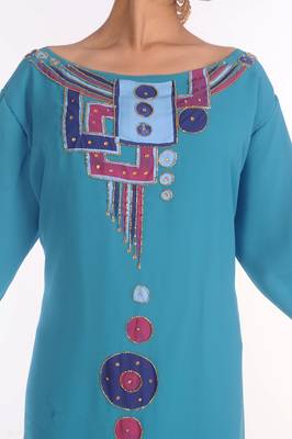 Royal Ethnic Maxi Abaya Moroccan Islamic Kaftan Beach Fancy Modern Floor Length Long Sleeve For Women Dress 4
