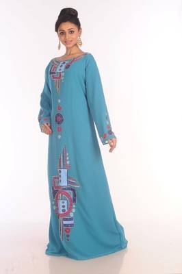 Royal Ethnic Maxi Abaya Moroccan Islamic Kaftan Beach Fancy Modern Floor Length Long Sleeve For Women Dress 6