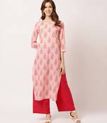 Pink digital print cotton salwar
