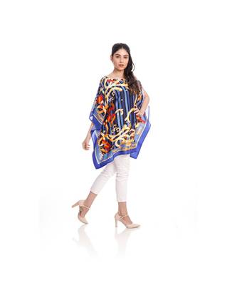 Blue Abstract Print Kaftan Tunic to keep you updated with the Latest Fashion 1