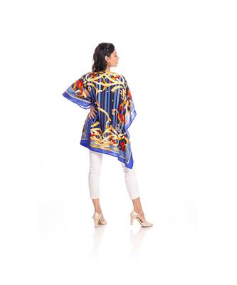 Blue Abstract Print Kaftan Tunic to keep you updated with the Latest Fashion 3