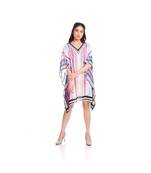 Multi color Stripe Print Kaftan Tunic to keep you updated with the Latest Fashion