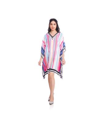 Multi color Stripe Print Kaftan Tunic to keep you updated with the Latest Fashion 2