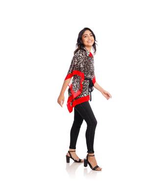 Red and Black Animal Print Kaftan Shirt to keep you updated with the Latest Fashion 5