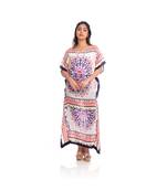 Multicolor Gabstract Print Long Kaftan to keep you updated with the Latest Fashion
