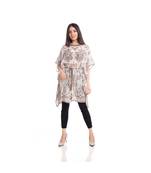 Grey Paisley Print Front tie Print Kaftan Tunic to keep you updated with the Latest Fashion