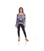 Blue Paisley Print Kaftan Top to keep you updated with the Latest Fashion