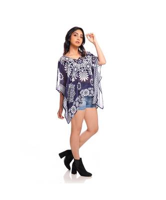 Blue Paisley Print Kaftan Top to keep you updated with the Latest Fashion 5