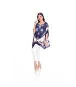 Blue Abstract Print Kaftan Top to keep you updated with the Latest Fashion