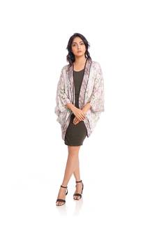 Grey Floral Print Cape to keep you updated with the Latest Fashion