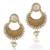 Beautiful Elegant White Pearl Polki with Elegant White Stone, Pearls & Diamentes by ADIVA c24w TDS 7