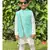 Zipped Embroidered Jacket with Kurta and Pyajama