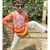 Flower Print Jacket with Kurta and Pajama