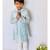 Open Jacket Embroidered Kurta with Pajama