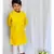 Closed Embroidered Jacket with Kurta and Chudidar