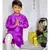 Purple Kurta with Dhoti