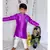 Purple Kurta with Dhoti