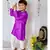 Purple Kurta with Dhoti