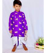 Cow Print Kurta with Pajama