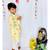Yellow Embroidered Kurta with Pink Chudidar