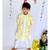 Yellow Embroidered Kurta with Pink Chudidar