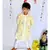 Yellow Embroidered Kurta with Pink Chudidar