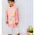 pinkish Pink Embroidered Bandi with Kurta and Pajama