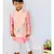 pinkish Pink Embroidered Bandi with Kurta and Pajama
